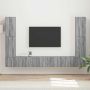 vidaXL TV spintelių komplektas 8 pcs Pilkas Sonoma Apdirbta mediena