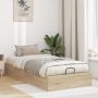 vidaXL Otomano lovos rėmas su saugykla Sonoma ąžuolas 193 x 90 x 25 cm