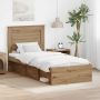 vidaXL Lovos rėmas Meistrų ąžuolas 100 x 200 cm Kietos pušies mediena