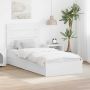 vidaXL Saugos lova su galvūgalio Balta 70 x 190 cm Apdirbta mediena