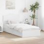 vidaXL Saugos lova su galvūgalio Balta 70 x 190 cm Apdirbta mediena