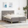 vidaXL Lovos rėmas Taupe 120 x 200 cm Poliesteris
