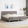 vidaXL Lovos rėmas Taupe 200 x 200 cm Poliesteris
