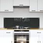 vidaXL Virtuvės užpakalinė plokštė 2 pcs Tamsiai pilka 70 x 40 cm
