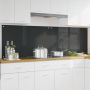 vidaXL Virtuvės užpakalinė plokštė 2 pcs Tamsiai pilka 100 x 60 cm