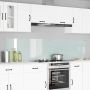 vidaXL Virtuvės užpakalinė plokštė 2 pcs Balta 110 x 50 cm