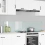 vidaXL Virtuvės užpakalinė plokštė 2 pcs Balta 90 x 40 cm