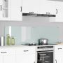 vidaXL Virtuvės užpakalinė plokštė 2 pcs Balta 90 x 50 cm