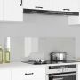 vidaXL Virtuvės užpakalinė plokštė 2 pcs Skaidrus 70 x 40 cm