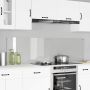 vidaXL Virtuvės užpakalinė plokštė 2 pcs Skaidrus 90 x 50 cm