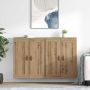 vidaXL Prikabinama spinta 2 pcs Amatininkų ąžuolas 69,5 x 34 x 90 cm