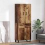 vidaXL Aukštas spintelė 2 pcs Senovinis medis 69,5 x 34 x 180 cm