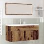 vidaXL Vonios spintelė Senas medis 100 x 38,5 x 46 cm Apdirbta mediena