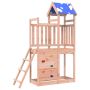 vidaXL Žaidimų bokštas Ruda 110,5 x 52,5 x 215cm Kieta Douglas mediena