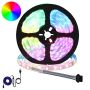 vidaXL LED juosta 2 pcs Juoda ir permatoma 5100 mm Varis ir plastikas