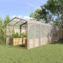 vidaXL Tent su kilpom Skaidrus 6 x 12 m Polietilenas