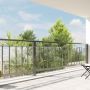 vidaXL Tent su kilpom Skaidrus 1 x 12 m Polietilenas