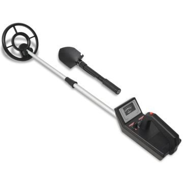 vidaXL Metalo detektorius su kastuvu, 160 cm