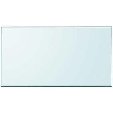 vidaXL Stalviršis, grūdintas stiklas, stačiakampio forma, 1200x650mm