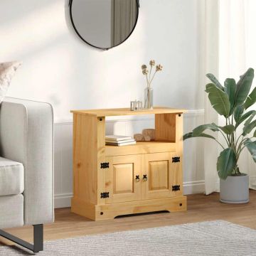 vidaXL TV spintelė, meksikinė pušis, Corona stilius, 80x43x78 cm