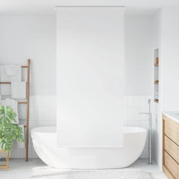 vidaXL Dušo roletas, 100x240 cm, baltas