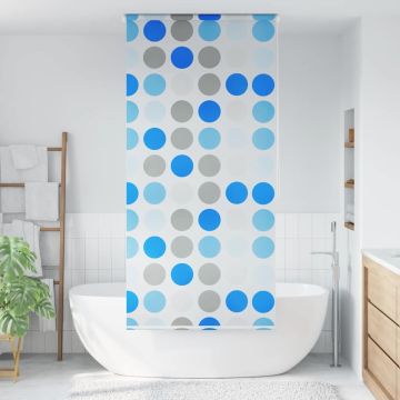 vidaXL Dušo roletas, 80x240 cm, apskritimų raštas
