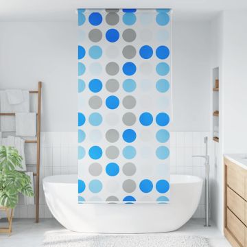 vidaXL Dušo roletas, 120x240 cm, apskritimų raštas