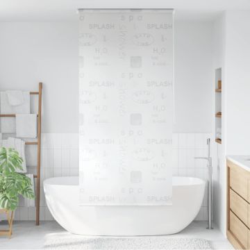 vidaXL Dušo roletas, 80x240 cm, su užrašais