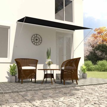 vidaXL Ištraukiama markizė, antracito spalvos, 300x150 cm