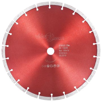 vidaXL Deimantinis pjovimo diskas, plienas, 300mm