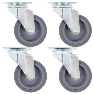 vidaXL Pasukami ratukai, 4vnt., 75mm
