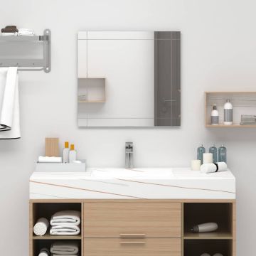 vidaXL Sieninis veidrodis, 80x60cm, stiklas