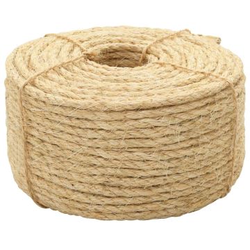 vidaXL Virvė, 500m, 100% sizalis, 8mm