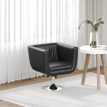 vidaXL Baro kėdės, juodos, dirbtinė oda