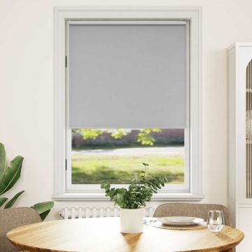 vidaXL Roletas su tamsinančiu sluoksniu, 124,4x175 cm, audinys, plotis 120 cm, pilkas