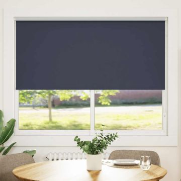 vidaXL Roletas su tamsinančiomis užuolaidomis, 164,4x175 cm, audinys, plotis 160 cm, jūrų mėlyna