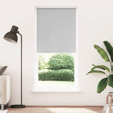 vidaXL Roletas su tamsinančiu sluoksniu, 84,4x230 cm, audinys, plotis 80 cm, pilkas