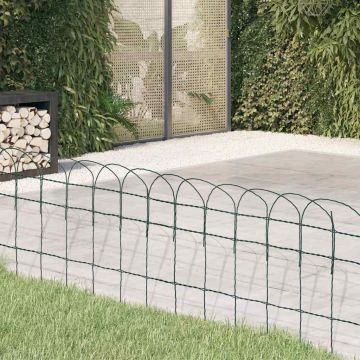 vidaXL Sodo tvora, 10x0,4 m, milteliniu būdu dengta geležis