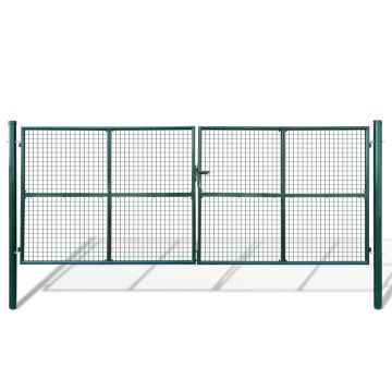 vidaXL Tinkliniai sodo vartai, 400x150 cm