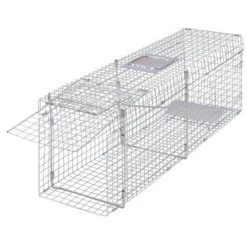 vidaXL Galvanizuoti gyvi spąstai, 100cm