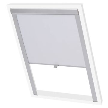 vidaXL Naktinis roletas, baltas, M04/304