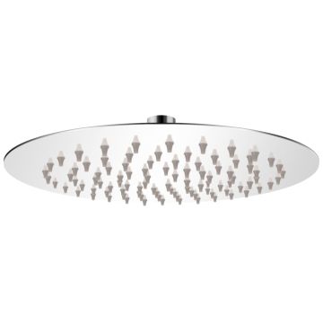 vidaXL Lietaus dušo galvutė, 20cm, nerūdijantis plienas, apskrita