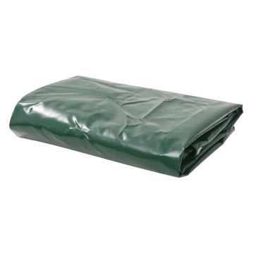 vidaXL Tentas, žalias, 650 g/m², 3,5x5 m