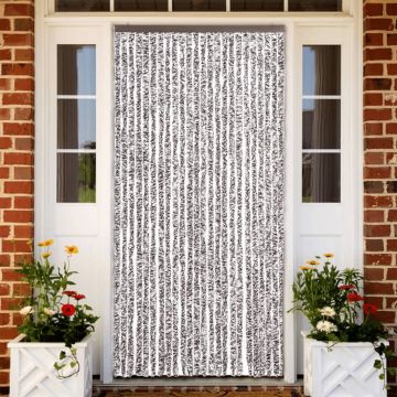 vidaXL Užuolaida nuo vabzdžių, ruda ir kreminė, 100x220 cm, šenilis