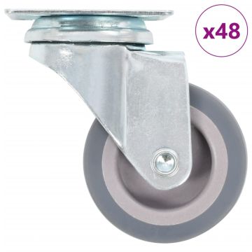 vidaXL Pasukami ratukai, 48 vnt., 50mm (4x143434)