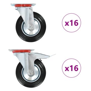 vidaXL Ratukai, 32vnt., 160mm
