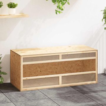 vidaXL Terariumas, 120x50x50cm, apdirbta mediena