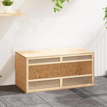 vidaXL Terariumas, 100x47x47cm, apdirbta mediena