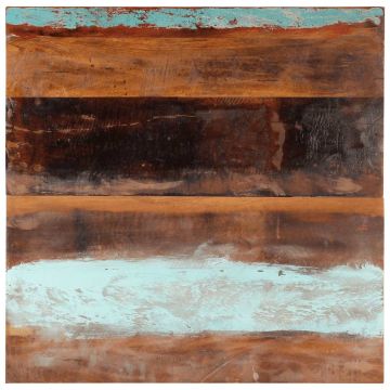 vidaXL Stalviršis, 80x80cm, medienos masyvas, 25-27mm, kvadratinis