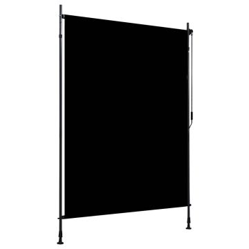vidaXL Lauko roletas, antracito spalvos, 150x270cm